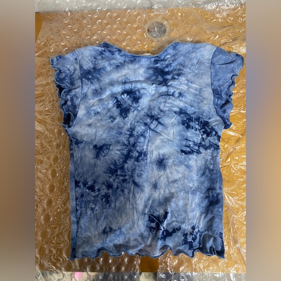 Womens Antistar Brand blue tie dye shirt - Picture 2 of 2